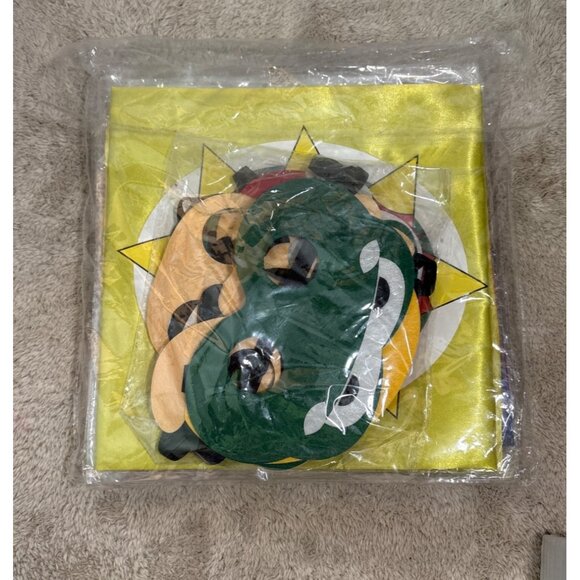 Mario & Luigi Kids Costume Set Capes & Masks For Dress-Up & Party Play Set of 6 - Picture 12 of 12